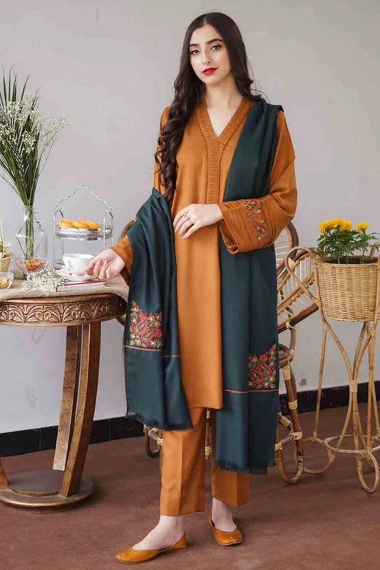 Asline Heavy 3pc Emboidery