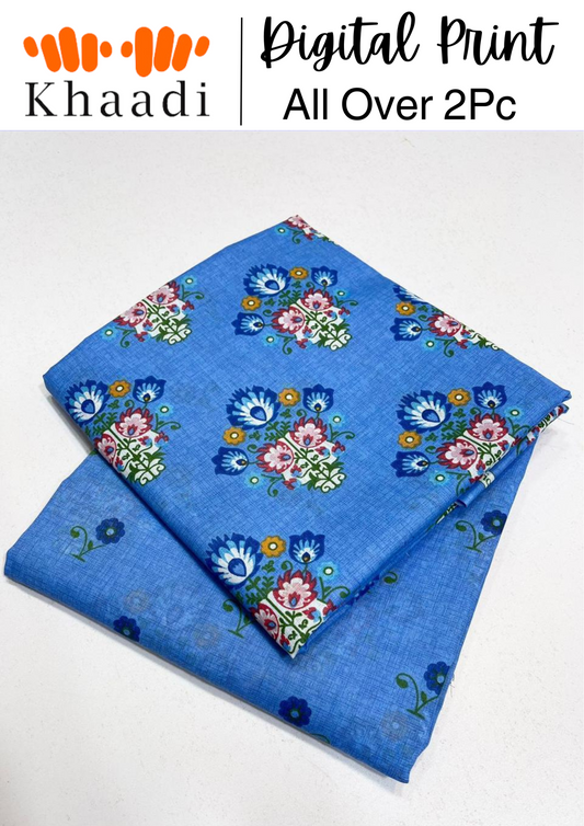 PRINTED 2PC LAWN PRINTED DRESS IR029