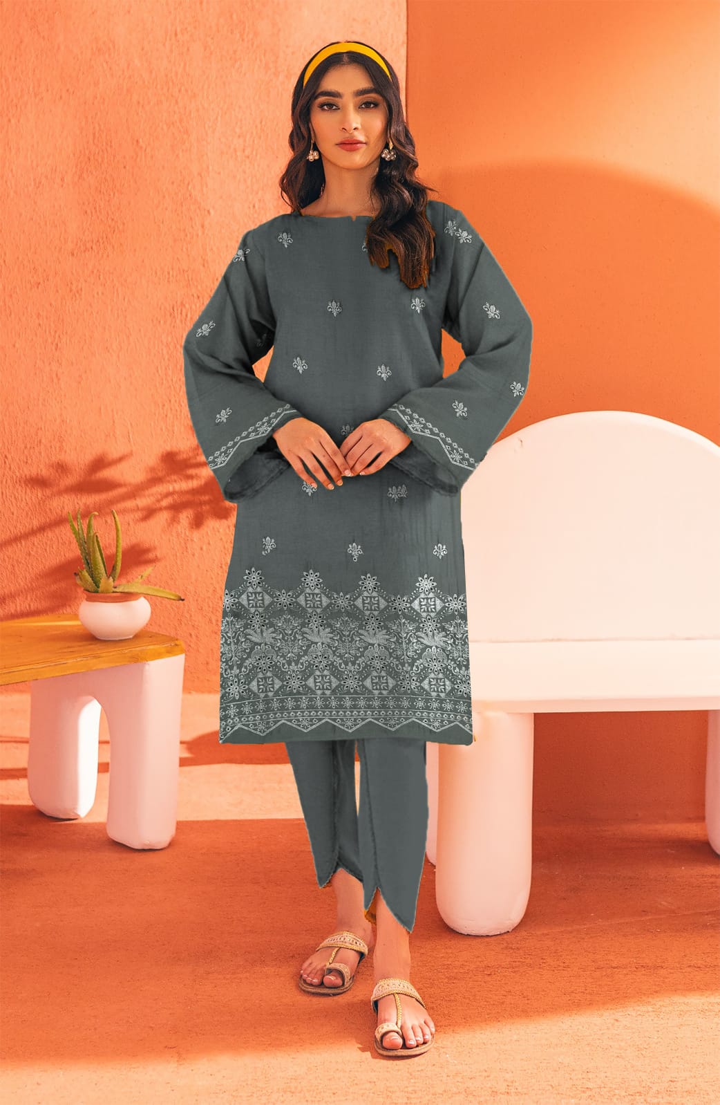 BAREEZE LINEN 2PC Chicken Kari