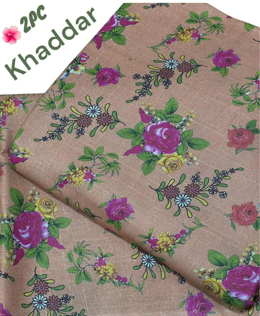 Bareeze All Over Khaddar Digital Print