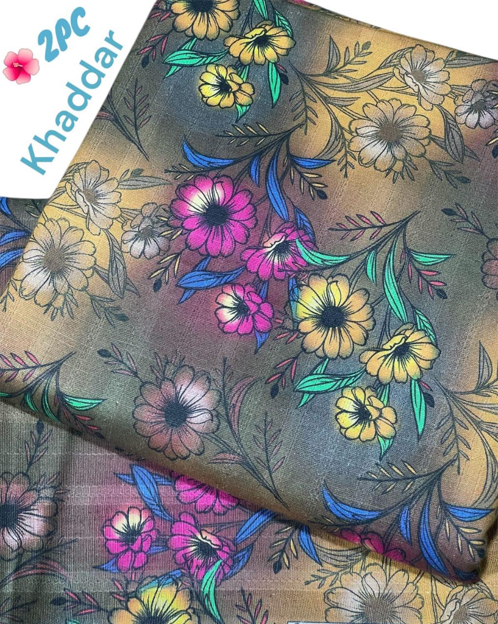 Bareeze All Over Khaddar Digital Print