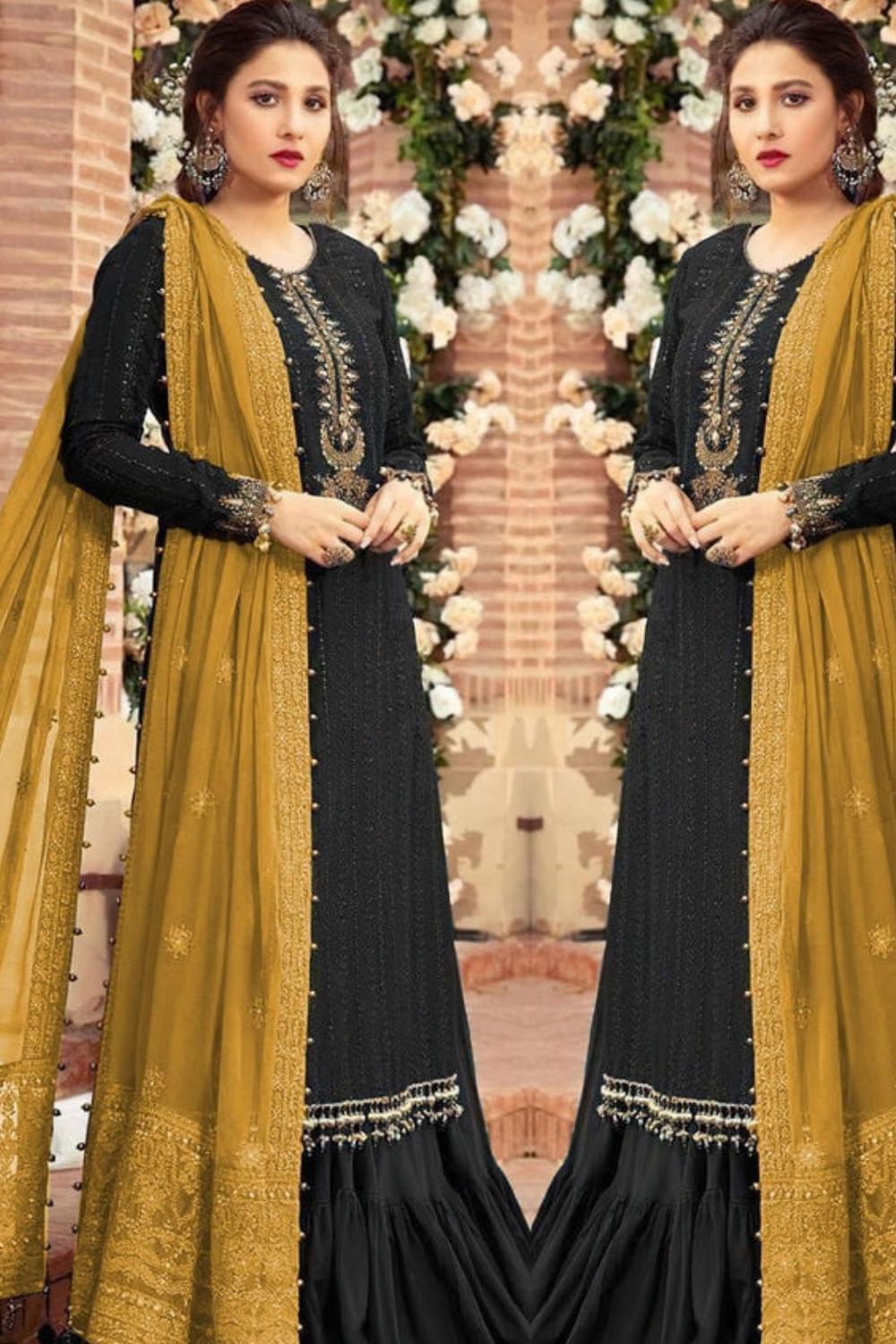3PC Embroidered IR0050