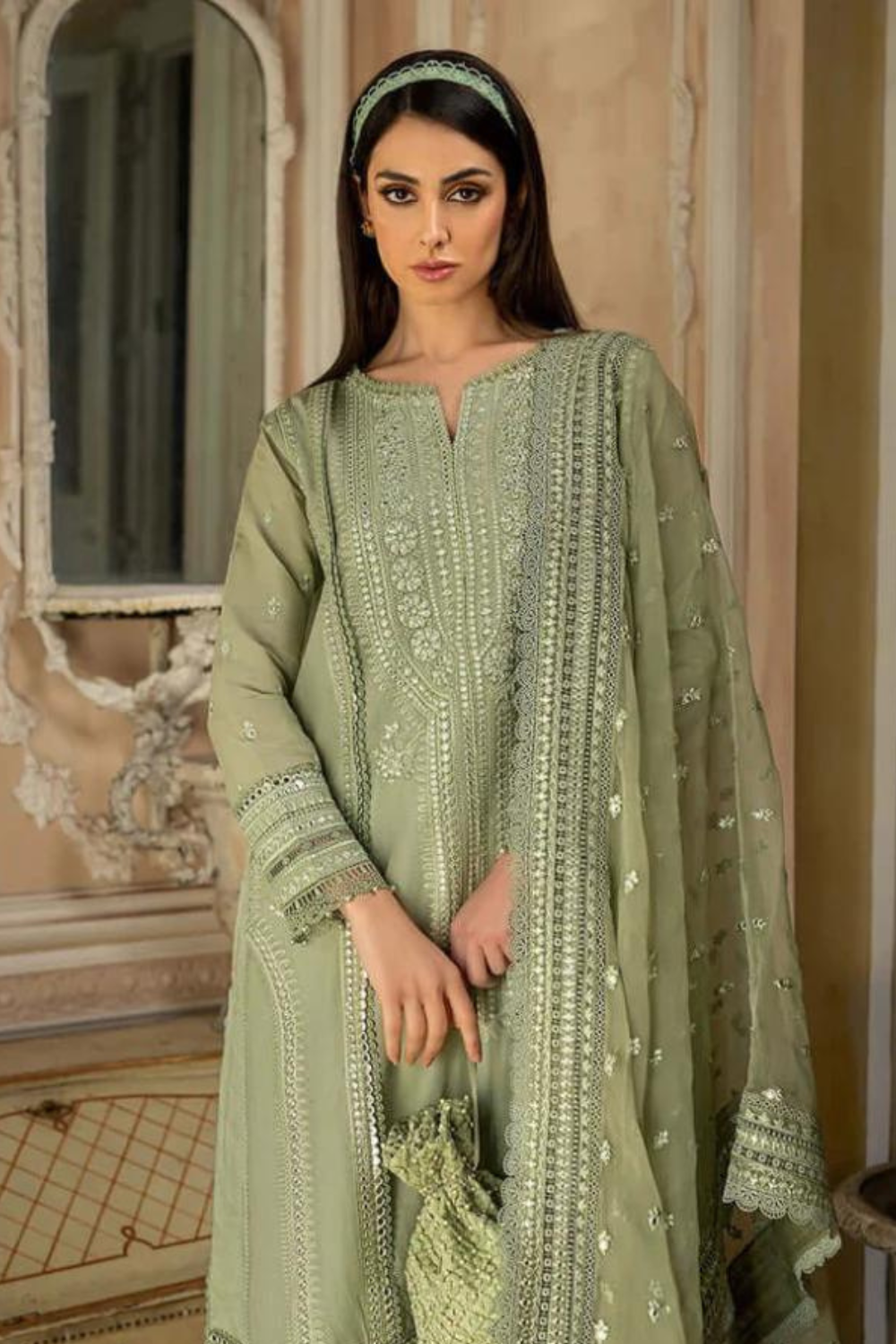 3PC Embroidered IR0091