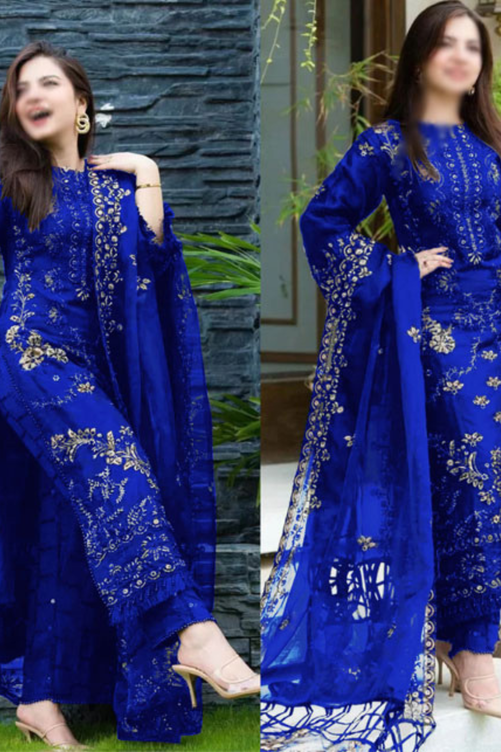 3PC Embroidered Winter IR004