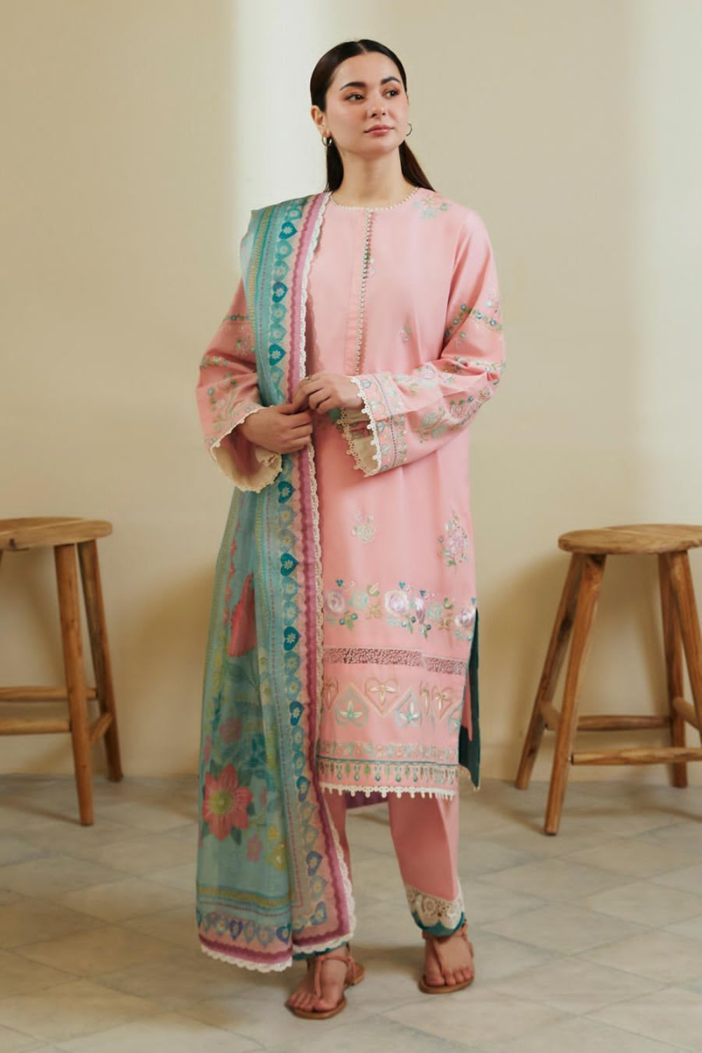 3PC Embroidered IR0027