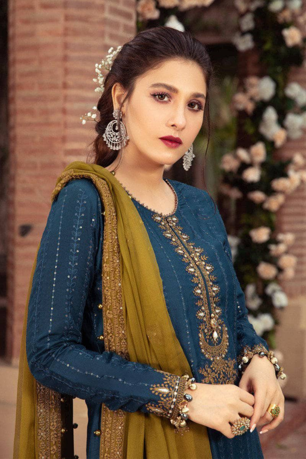 3PC Embroidered IR0075