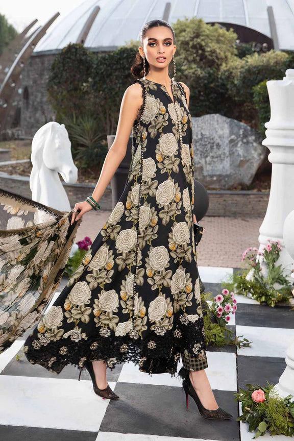 PRINTED 3PC LAWN PRINTEDDRESS WITH LAWM PRINTED DUPATTA  IR-4