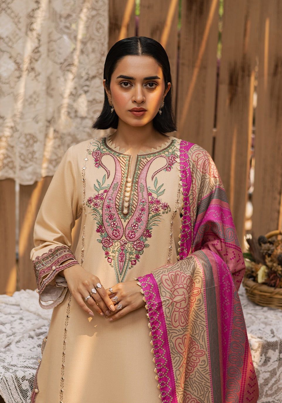 3PC Embroidered IR0041