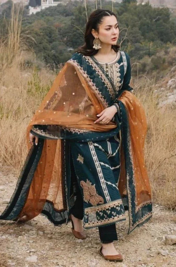 3PC Embroidered IR006