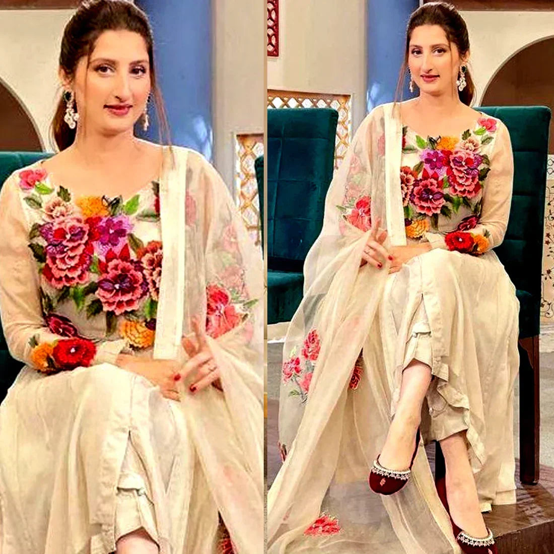 3PC Embroidered IR0081
