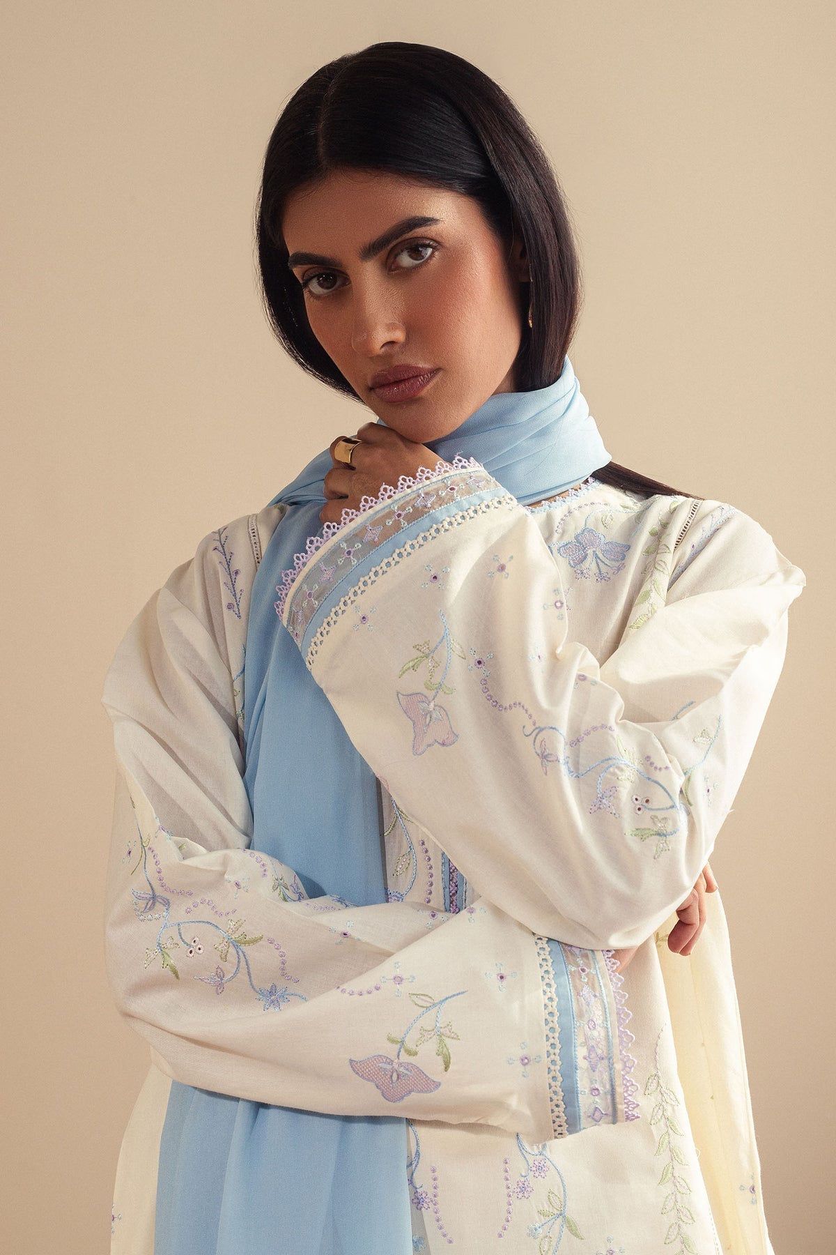 3PC Embroidered IR0055