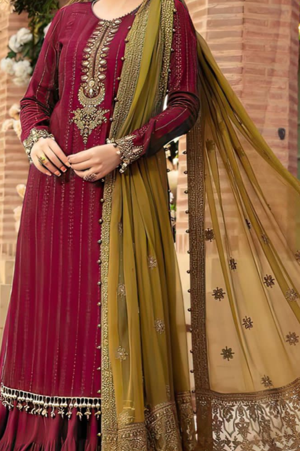 3PC Embroidered IR0049