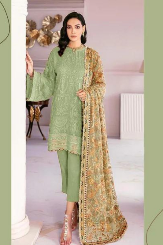 3PC Embroidered IR0014