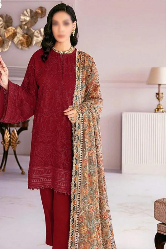 3PC Embroidered IR0203