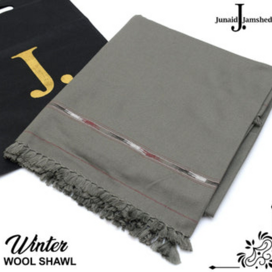 J. GENTS WOOL SHAWL GRAY J.003