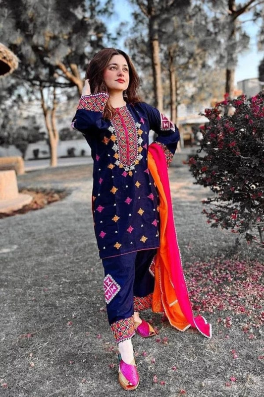 3PC Embroidered IR200-M