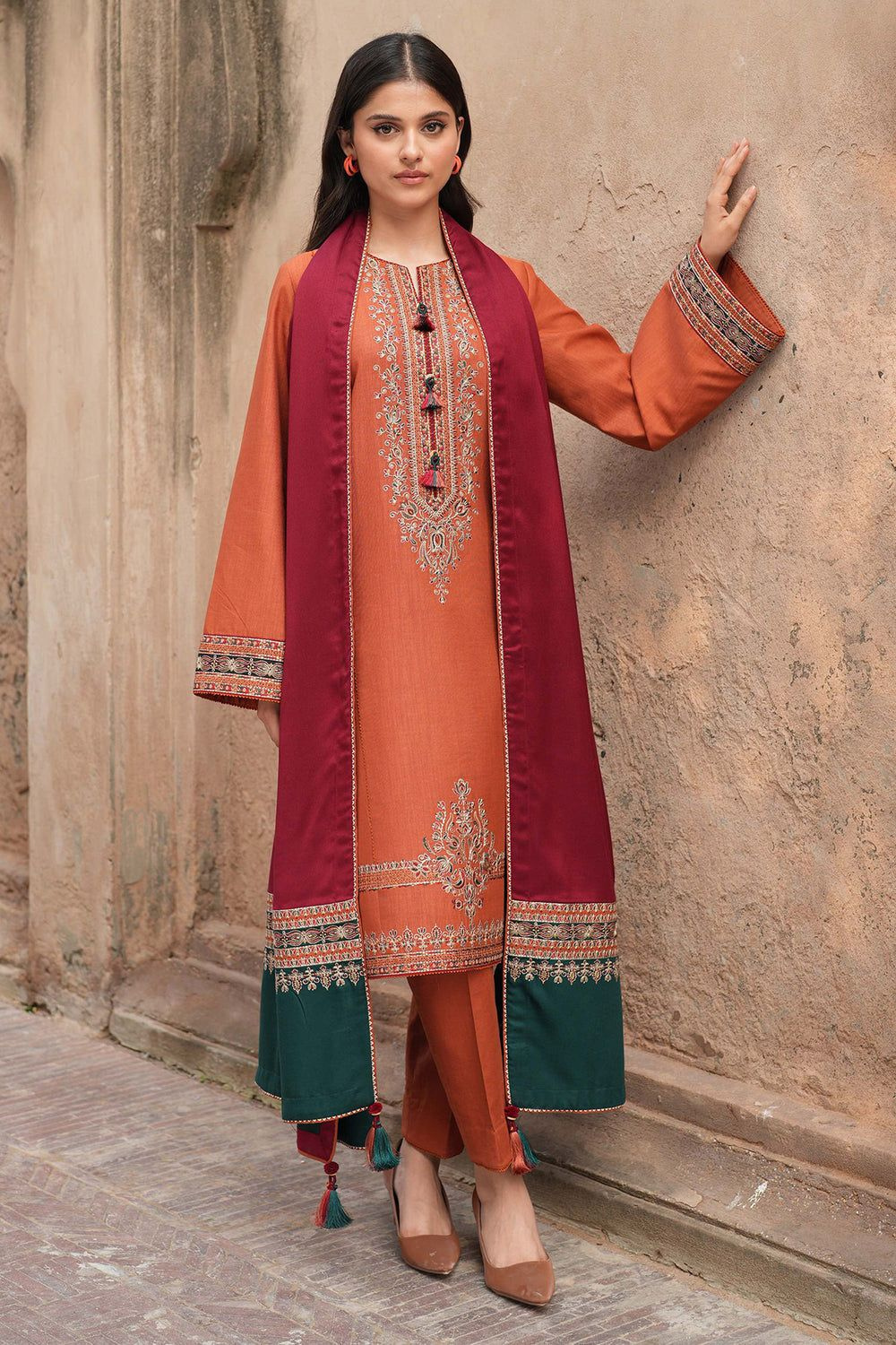 3PC Embroidered IR0029