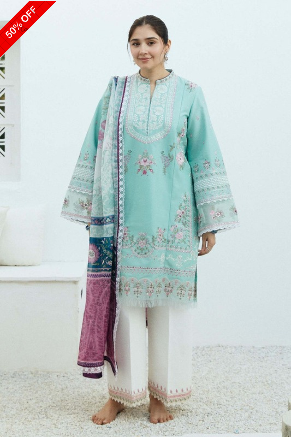 3PC Embroidered IR0020