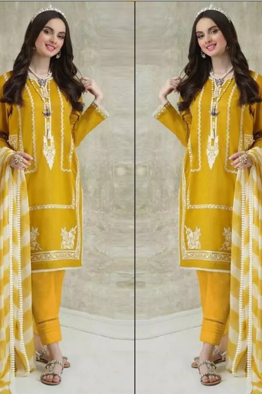 Zara Shahjahan Dhanak ZS-1281 | 3Pcs Embroidered Winter