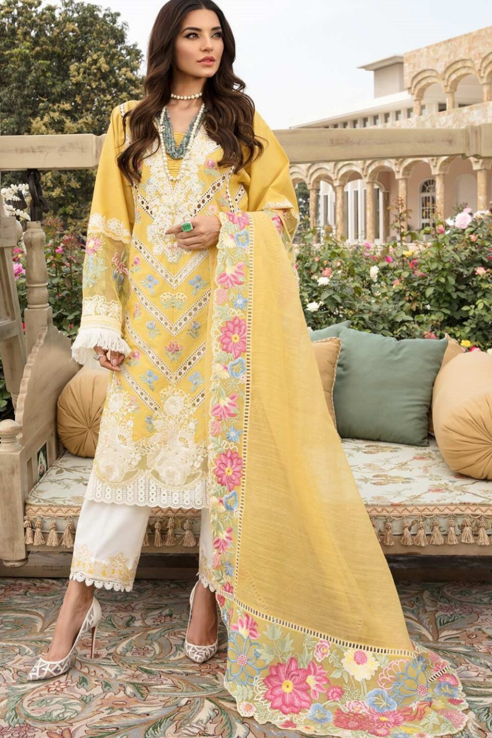 3PC Embroidered IR0074