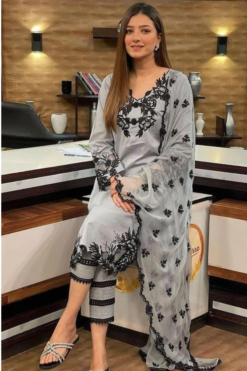 3PC Embroidered IR0063