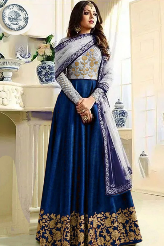 EMBROIDERED 3PC LAWN EMBROIDERED DRESS WITH CHIFFON EMBROIDERED DUPATTA  IR-24