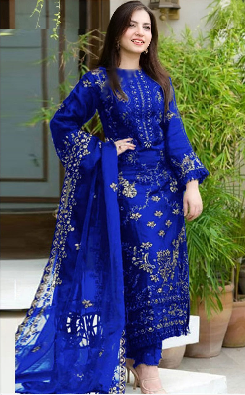 3PC Embroidered IR00100